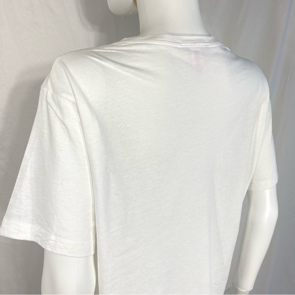 A Souvenir Tower of the Americas San Antonio Skyline V-Neck White Tee - Picture 5 of 8